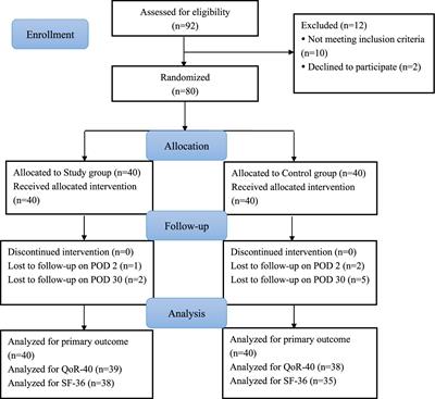 Preemptive multimodal analgesia for gynecologic oncology patients undergoing laparotomy: a randomized controlled trial